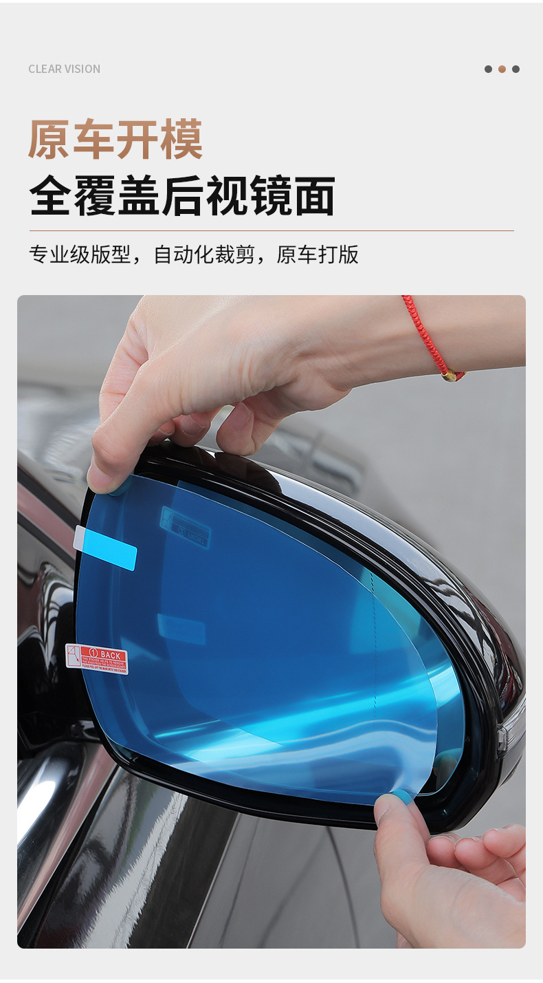 Mercedes-Benz C-Class E-Class GLC Rearview Mirror Anti-Fog Film