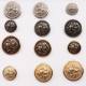 Spot Metal Double Lion Buttons Academy Style Knitwear Big Windbreaker Jacket Suit Buttons Exquisite Decorative Hand Sewn Buckle