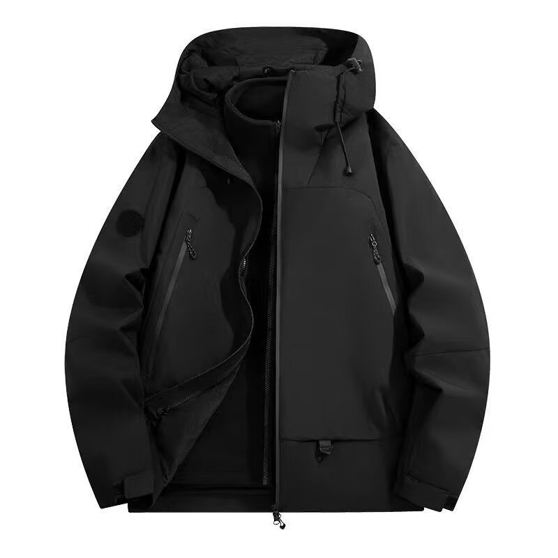 Marca de marea 3 - en - 1 traje de asalto para hombres y mujeres desmontable revestimiento impermeable al aire libre traje de montaña chaqueta pareja