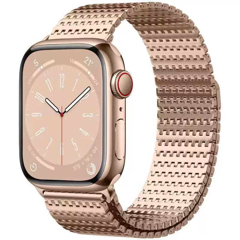 Магнитная петля из нержавеющей стали для часов strap suitable for Apple watch iWatch10/9SE8765Ultra2 watch strap