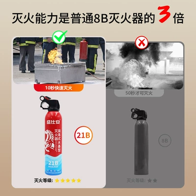 Vehicle fire extinguisher, Fire Extinguisher, 3C Certified, Portable