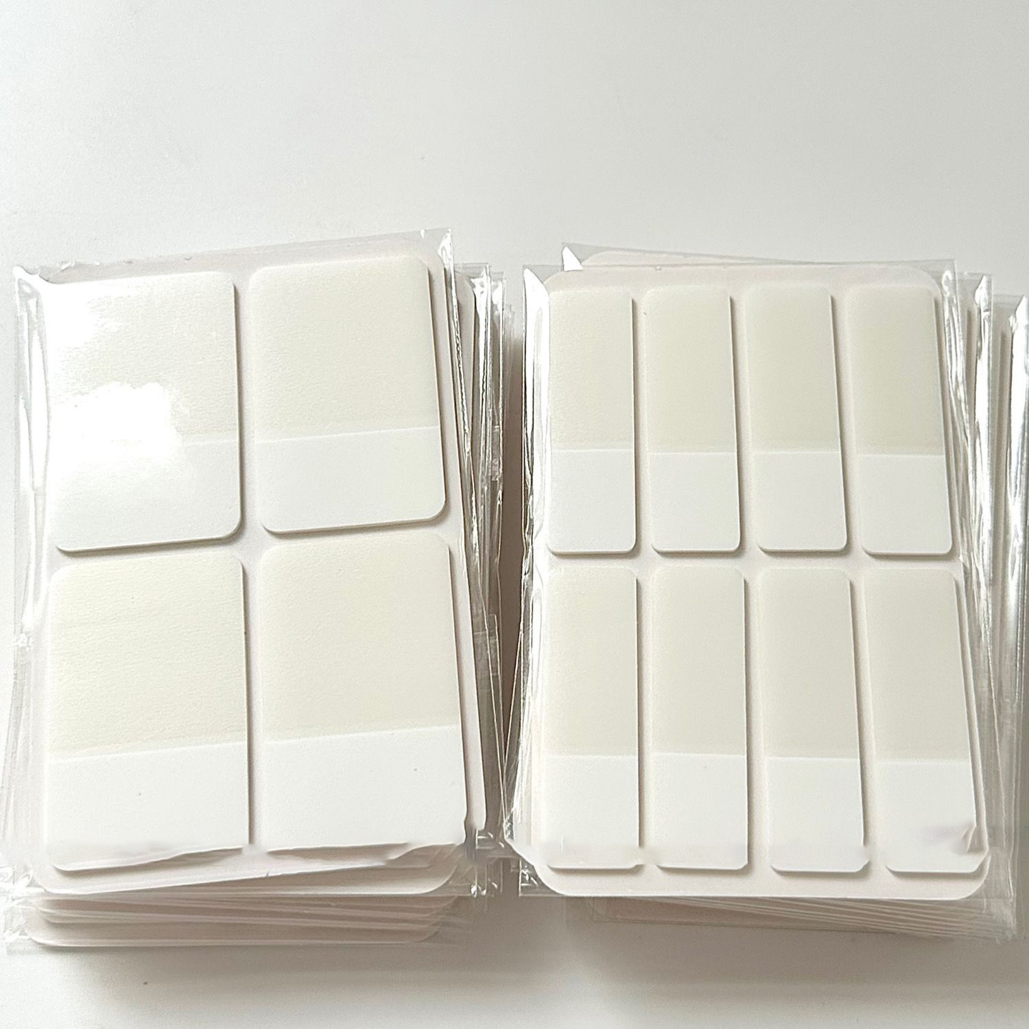 Frosted Pure White White Index Paste Small Card Case Classification Sticker Card Case Note Sticker Diy Label Sticker