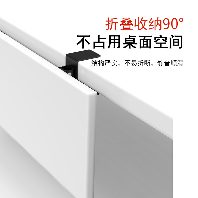 Tablero de extensión de escritorio sin perforaciones Tablero de extensión de escritorio de la computadora Tablero de extensión soporte plegable Soporte de teclado tablero plegable