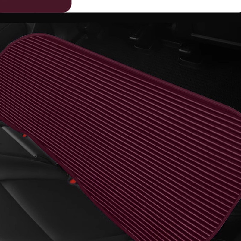 Bamboo Charcoal Filling | Universal Seat cushion, seat cover - red-rear-row-long-seat-1-piece
