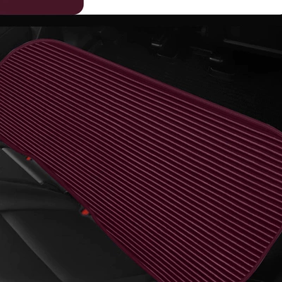 Charcoal and Buckwheat Husk, Ventilated and | Seat cushion, seat cover - red-rear-long-seat-1-piece
