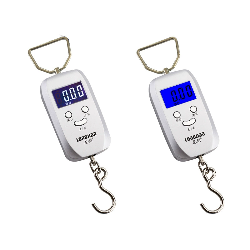 Портативные ручные весы бытовые электронные весы Longjian подвесные весы для продажи овощные весы небольшие электронные карманные весы 50kg