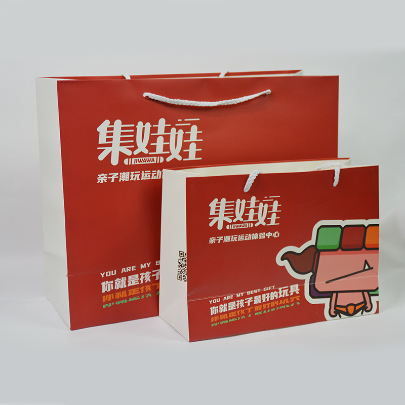 销售现货印刷纸袋批发促销包装袋手提袋重庆市内可自提现货批发