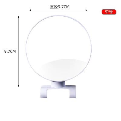 reversing mirror, 360-degree coach mirror, Large field of view rear view auxiliary mirror - wg-round-mirror-medium-size-white-single-pack