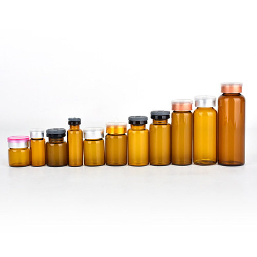 5ml tea-colored transparent lyophilized powder vial 10ml cosmetic filling bottle glass products 20ml 30 empty bottles