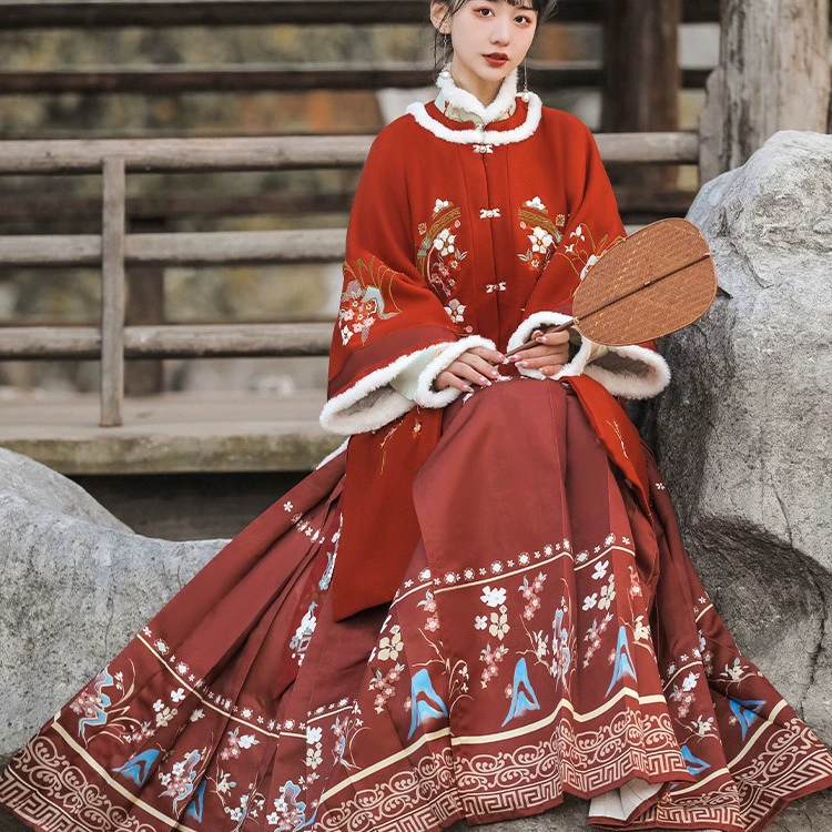 2023 новый Ming Hanfu женский зимний национальный стиль