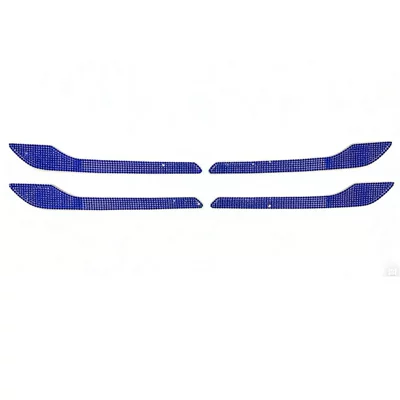 Cross-Border Diamond-Encrusted Tesla Body Other Automotive Exterior Supplies - blue-20825cm