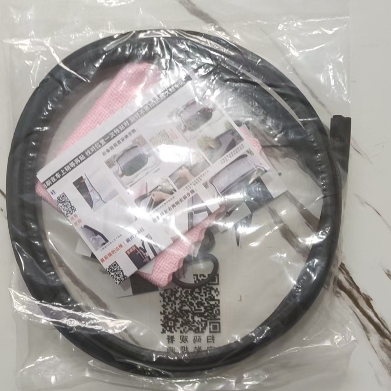 Full Set of Soundproof Sealing Strips with Vulcanized Head Sealing Strips for Front Left, Front Right, Rear Left, Rear Right, B-Pillar with Corner Door Strips