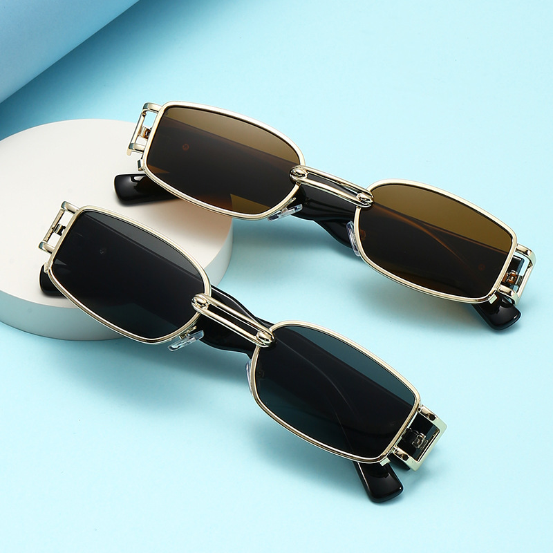 小框太阳镜女时尚网红同款复古墨镜ins韩版个性窄框嘻哈太阳眼镜