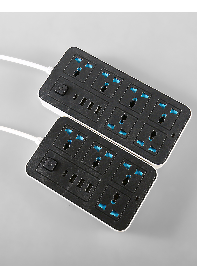 定制排插南非英规欧规多功能开关插座usb插排万能插