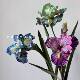 2 head Iris Alice EVA feel artificial flower natural style beautiful Chen decoration dream color wedding flower arrangement