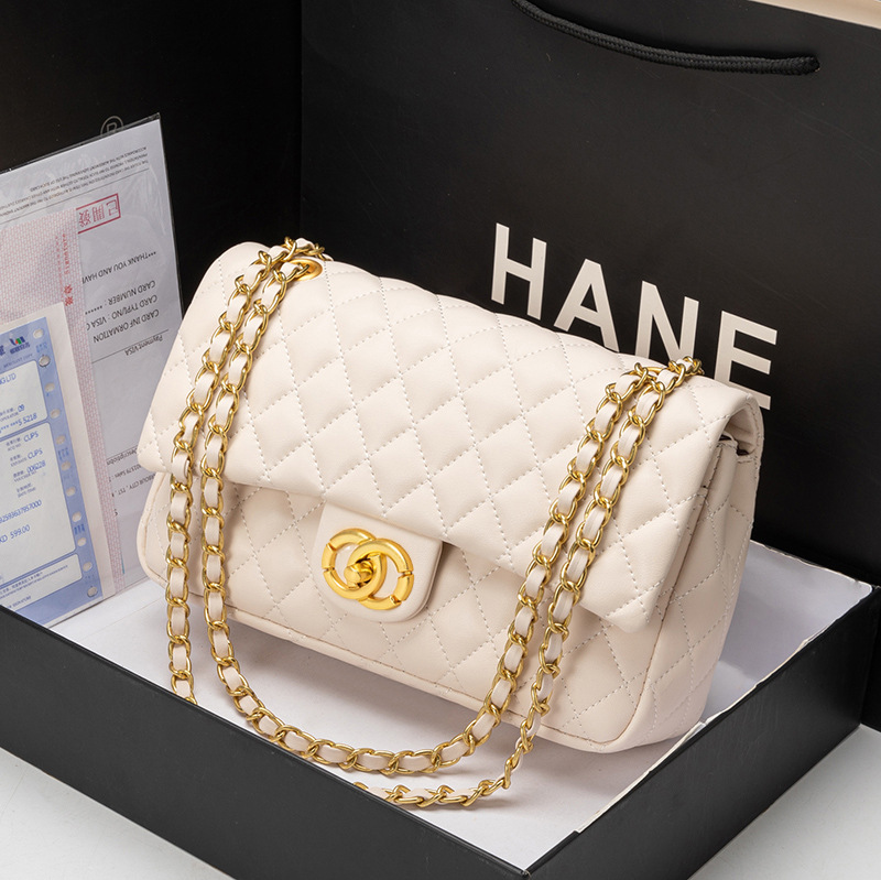 Off-white round buckle (without gift box)