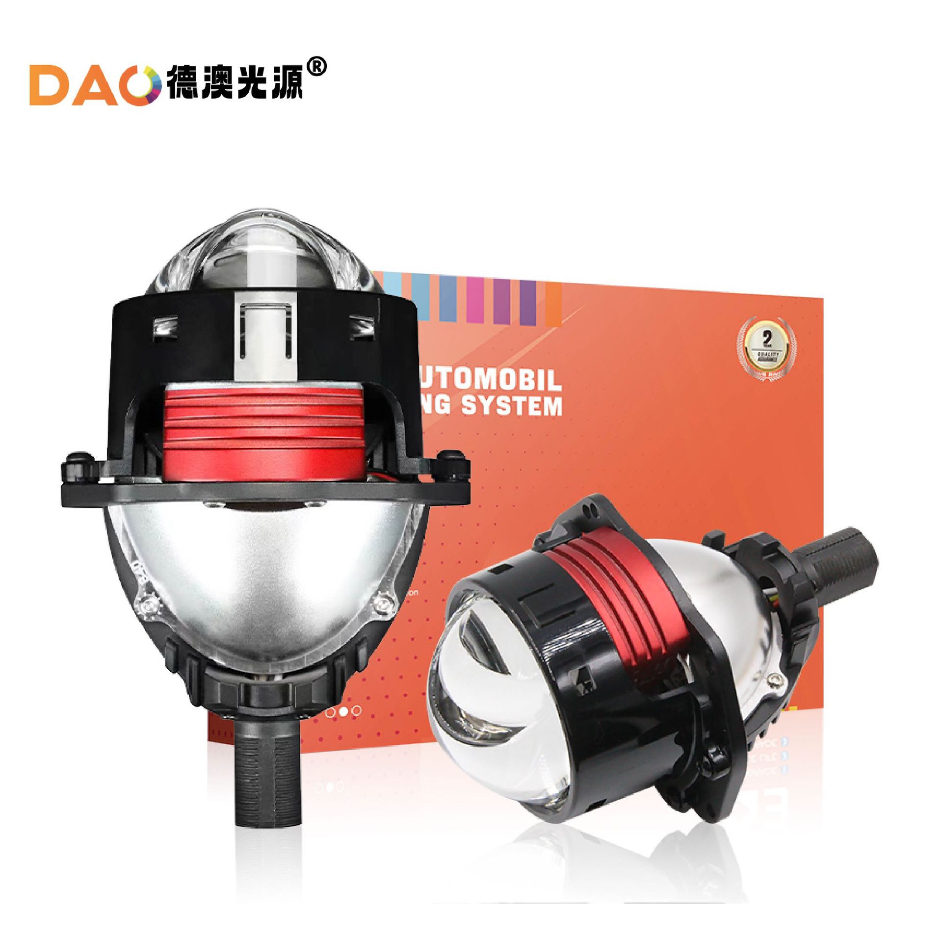 3. 0-pulgadas nuevo 65wb40 doble lente láser directa LED inteligente doble luz lente coche universal Super brillante proyector
