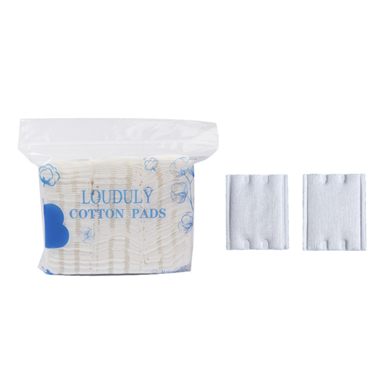 Discos de algodón redondos estilo inglés, algodón spunlace, algodón acolchado compuesto de tres capas, discos desmaquillantes con borde cosido y relieve, engrosados.