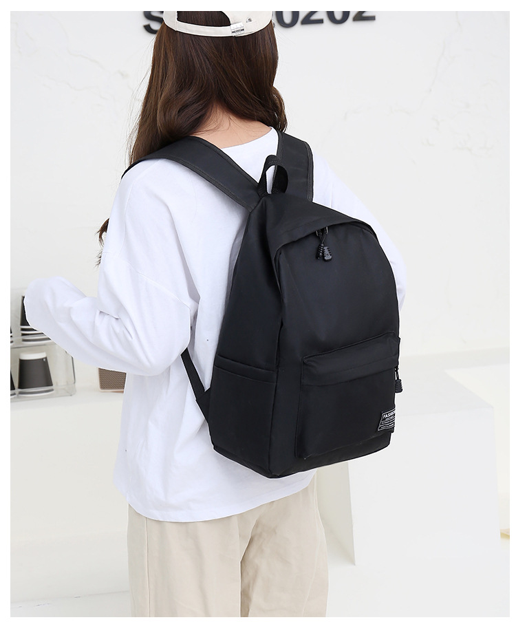 Ins-style Korean backpacks, simple college student business computer bags, hiking bags, gift travel bags undefined