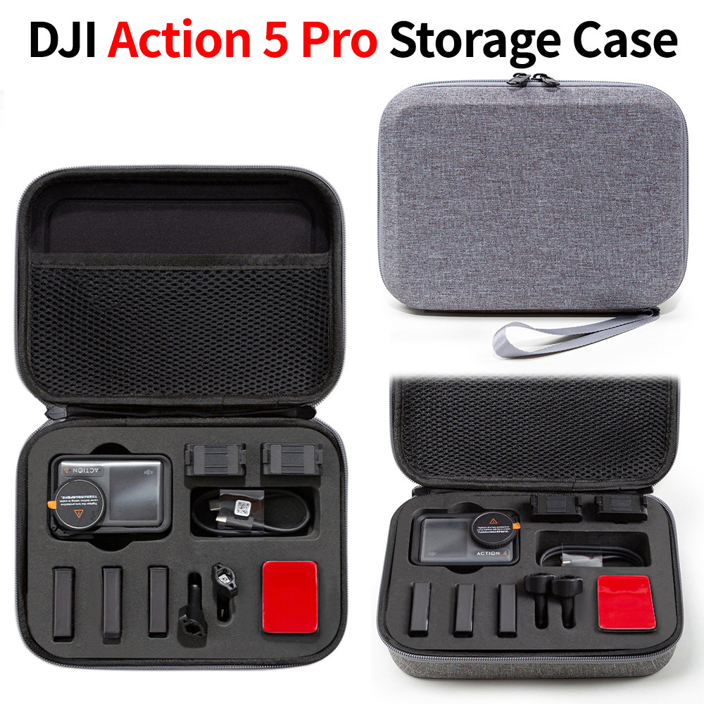 Aplicable a la bolsa de almacenamiento de la cámara deportiva DJI Action 5 Pro, bolsa de mano portátil DJI Action 5