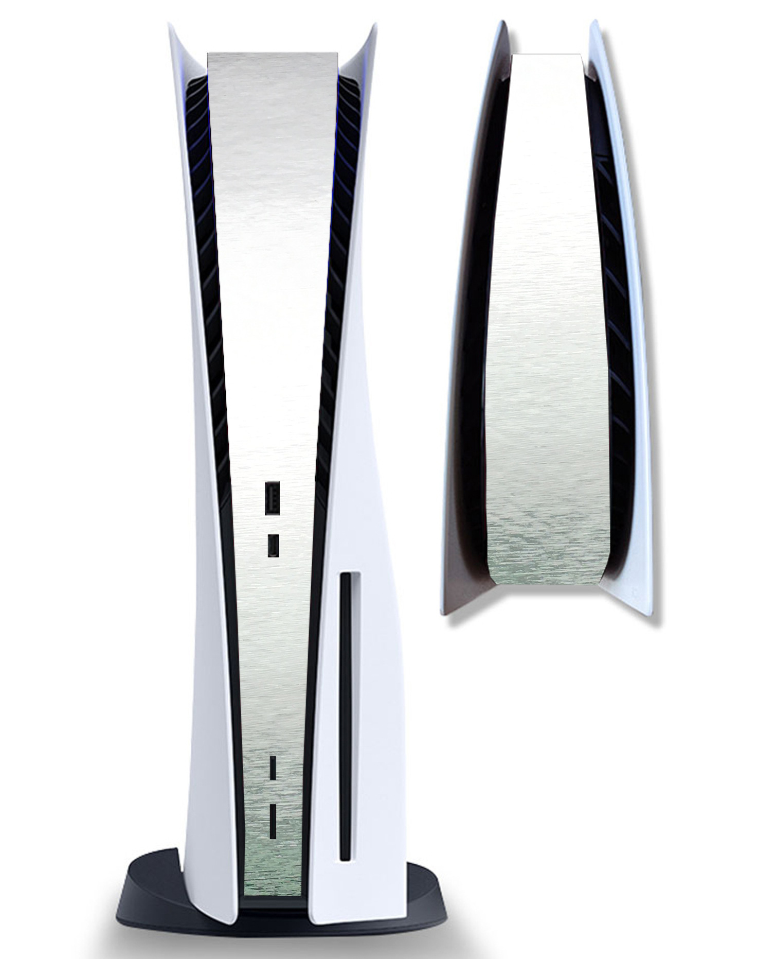 PS5SIDE 电镀拉丝银白