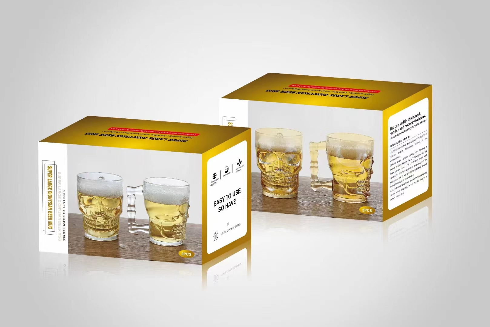 Cráneo copa de vino copa de cóctel Whisky espíritus personalizados creativo copa de vino creativo conjunto de vino al por mayor