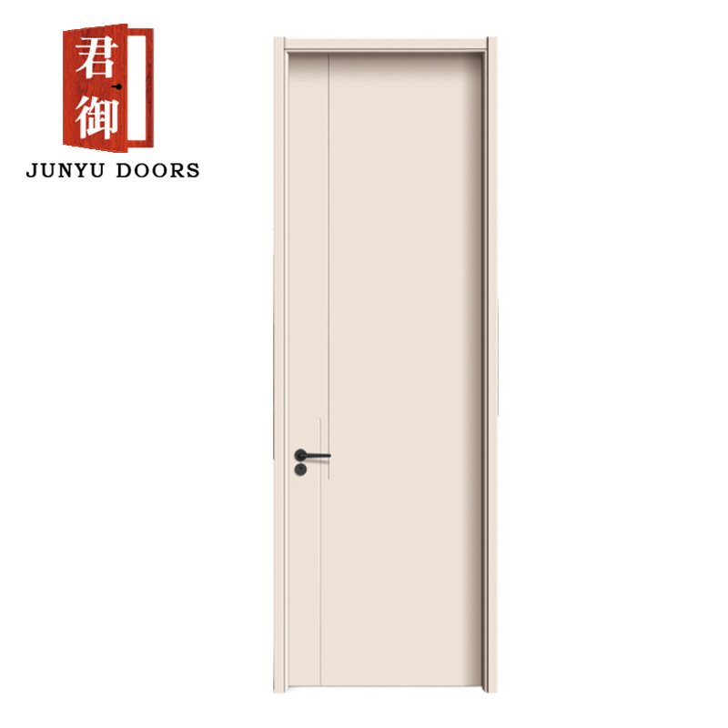 复合工程樱桃木MDF漆出租木色门室内强化免生态桃木宿舍木门樱桃