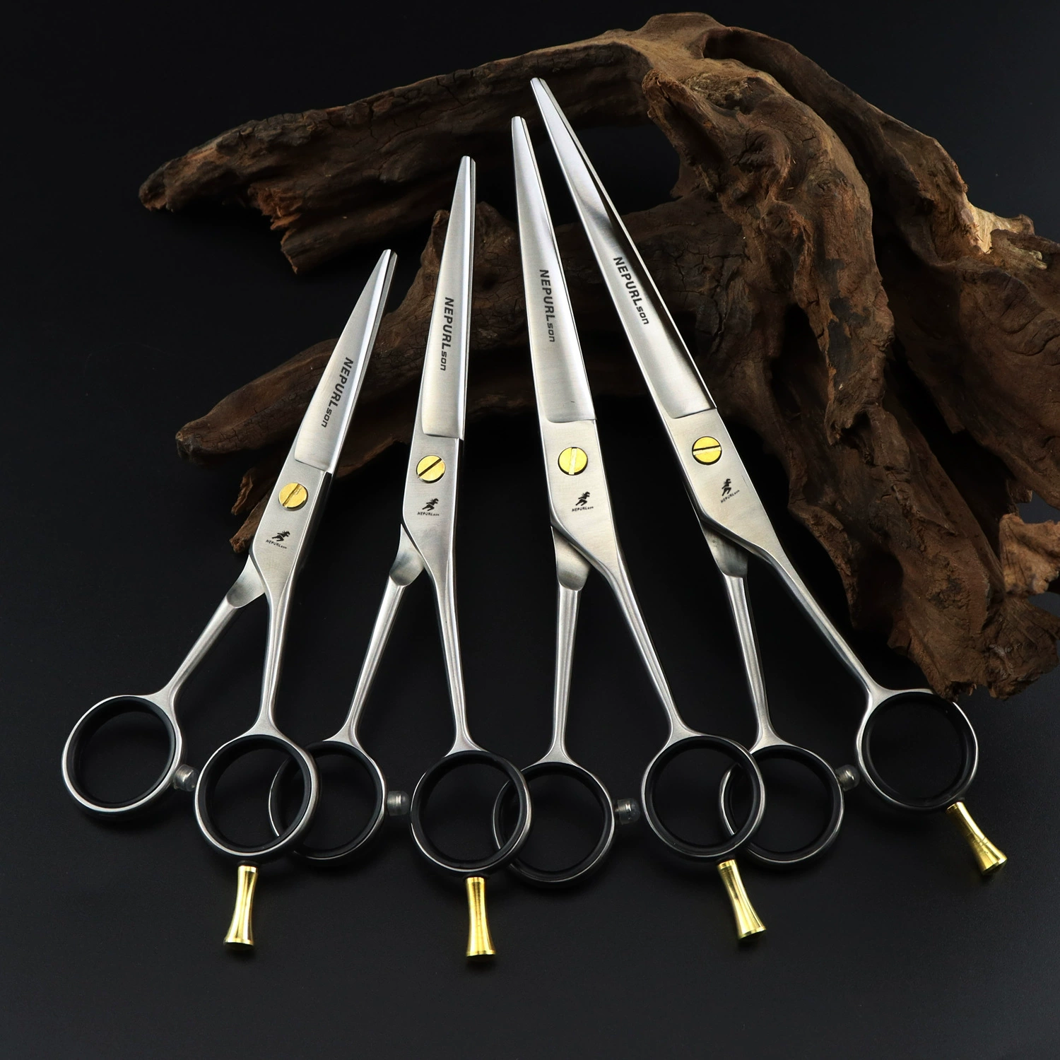 5,5/6,0/6,5/7,0 дюймов матовые Парикмахерские ножницы A word Парикмахерские ножницы плоские ножницы челка DLA-01