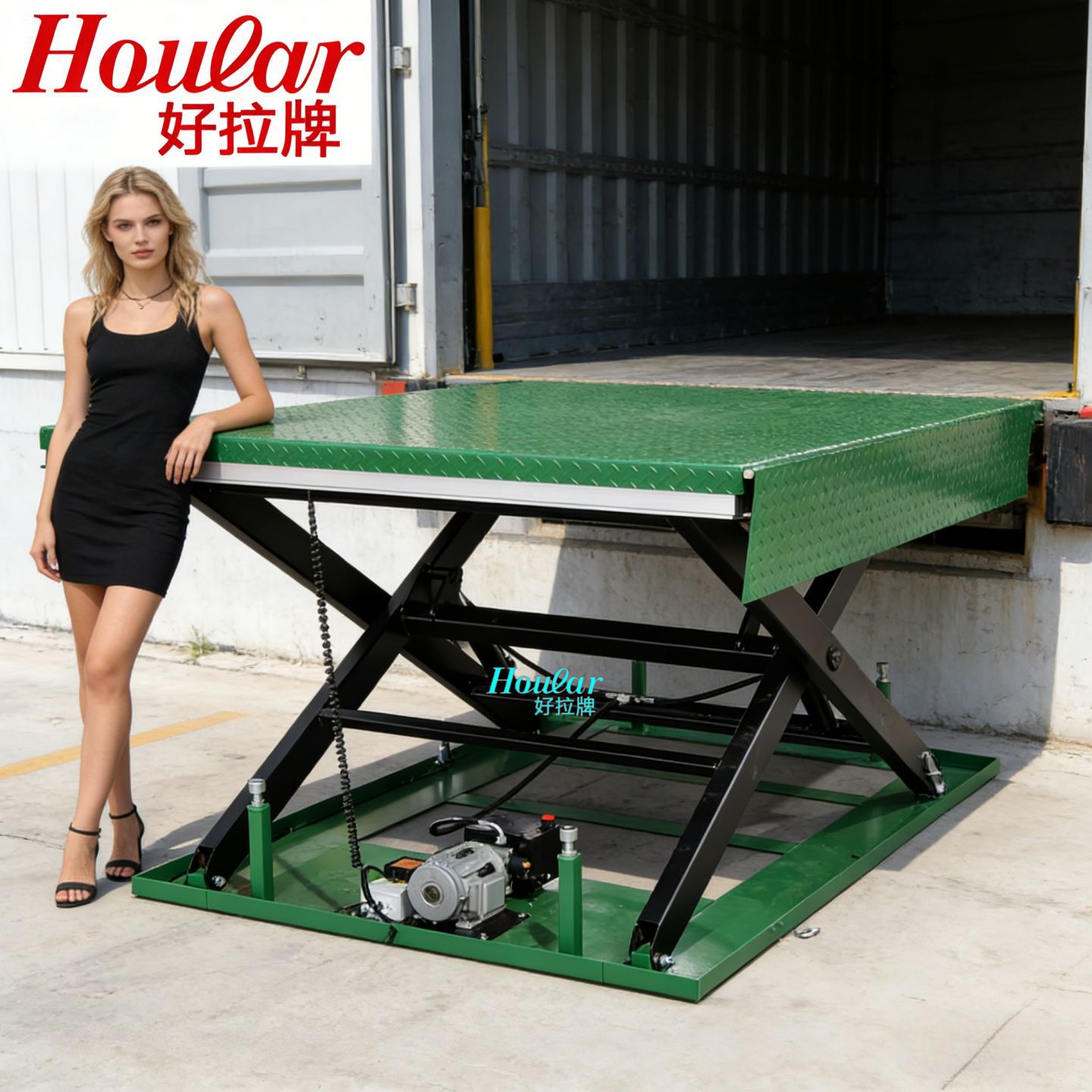 现货供应HW2001地埋式升降平台电动升降台挖地坑固定式升降机