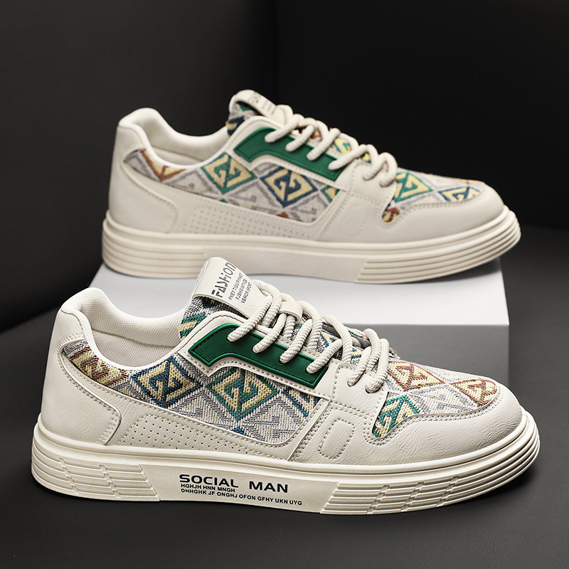 2024 nuevo diseño de nicho de varones de lienzo casual zapatos de skate deportivo casual zapatos de tendencia