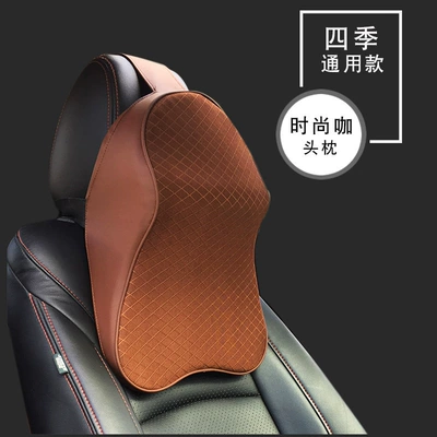 Headrest Neck Pillow, Car Pillow - mesh-fashion-coffee-1-big-headrest