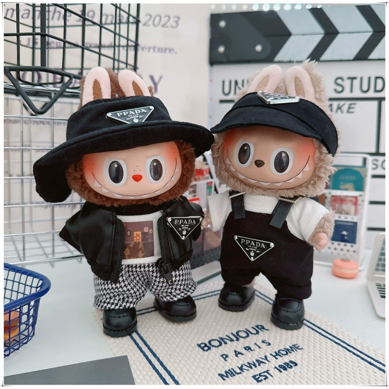 Детская одежда Лабубу Лаббубу первого поколения второго поколения третьего поколения сидение вечерняя подвеска кожаная куртка пальто кожаная юбка платье