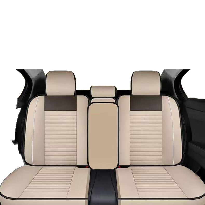 カーシートクッション、オールシーズンリネンシートカバー、夏用ファブリックシートカバー、完全密閉型特別シートクッションカバー、リネン通気性|undefined