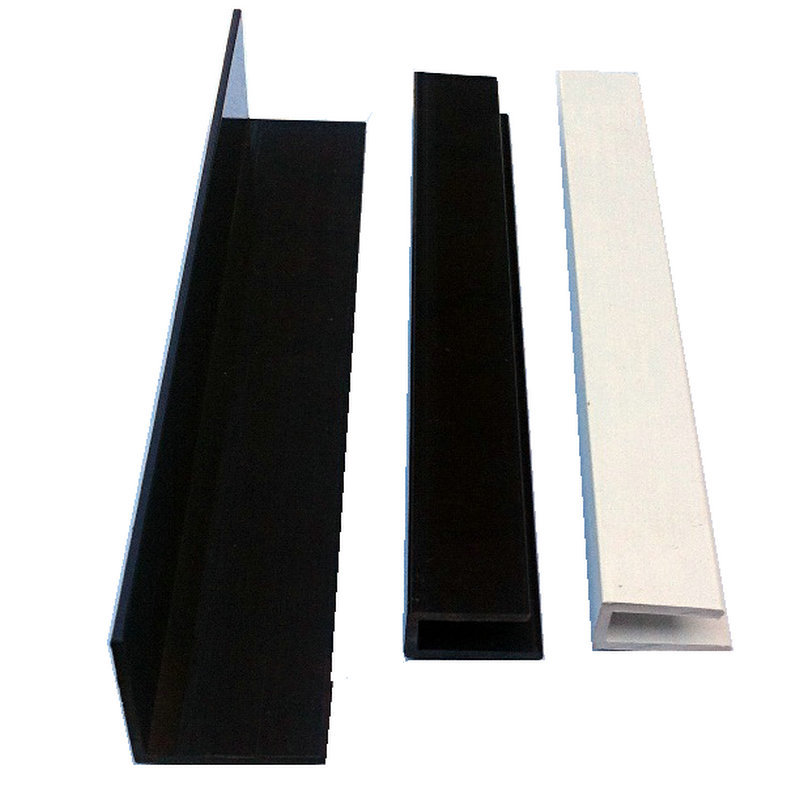 U形塑料压条PVC塑料型材强度高韧性强可制作