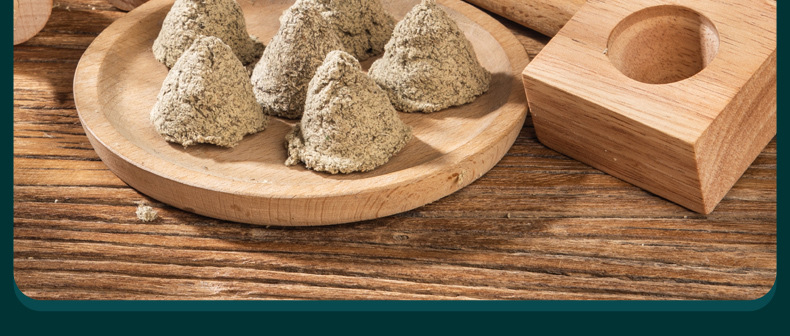 Wooden Cone Moxa Mold for Ai Tuo Ginger Moxibustion with 250g Qichun Moxa Wool preparation
