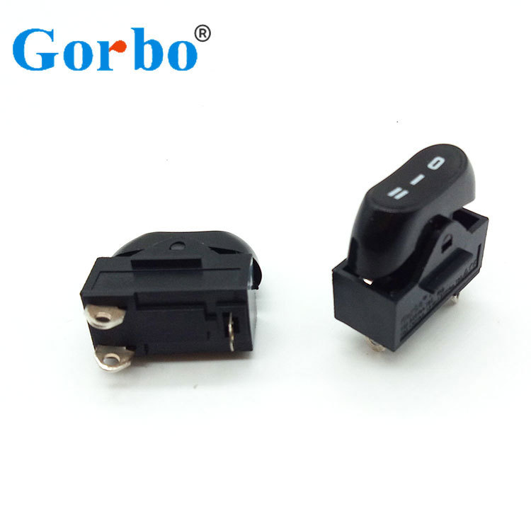 风筒机吹风机开关 三档3脚 跷板电吹风机开关 大功率 银触点