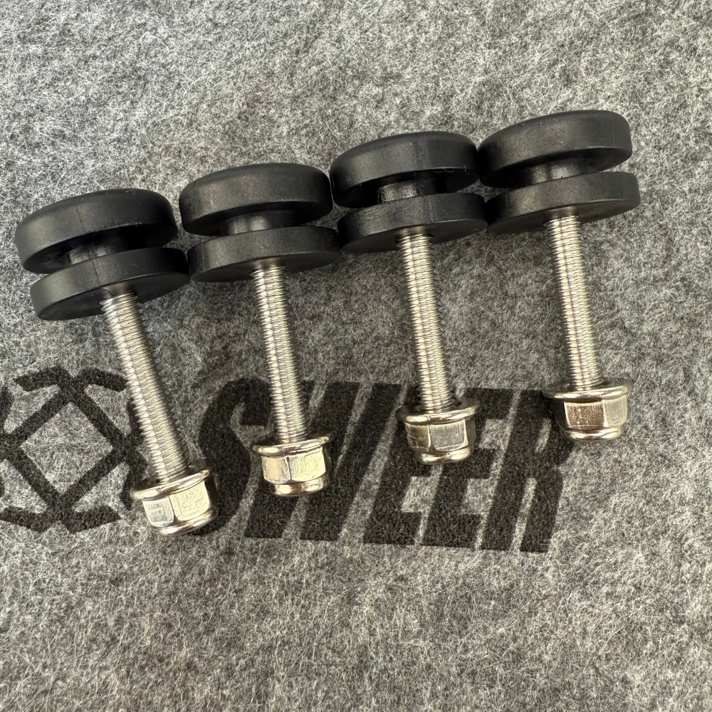 Universal Motorcycle Tail Box Buckle Aluminum Alloy Bottom Screw Kit Tail Box Accessories Kit Brand New Motorcycle Tail Box Accessories Kit