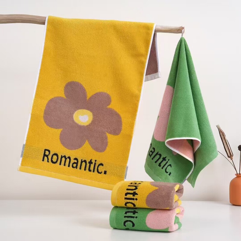 Thickened Pure Cotton Household 30*60 Medium Lint-Free Kidsren's Cartoon Towel Absorbent Towel Student Medium Towel