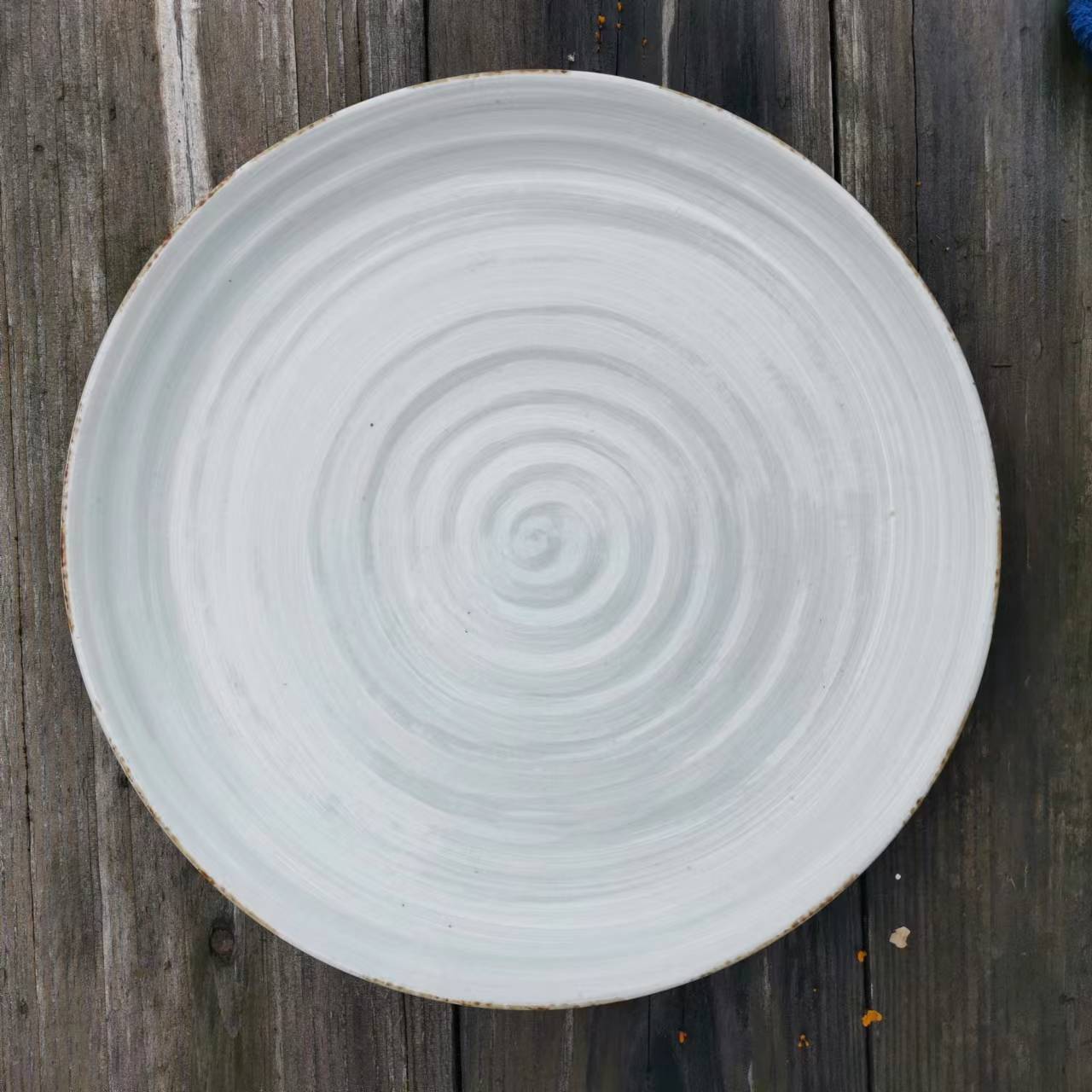 Grieta de hielo creativo plato de forma especial de alta apariencia postre de cerámica bandeja de té plato de hogar plato de ensalada de frutas plato occidental