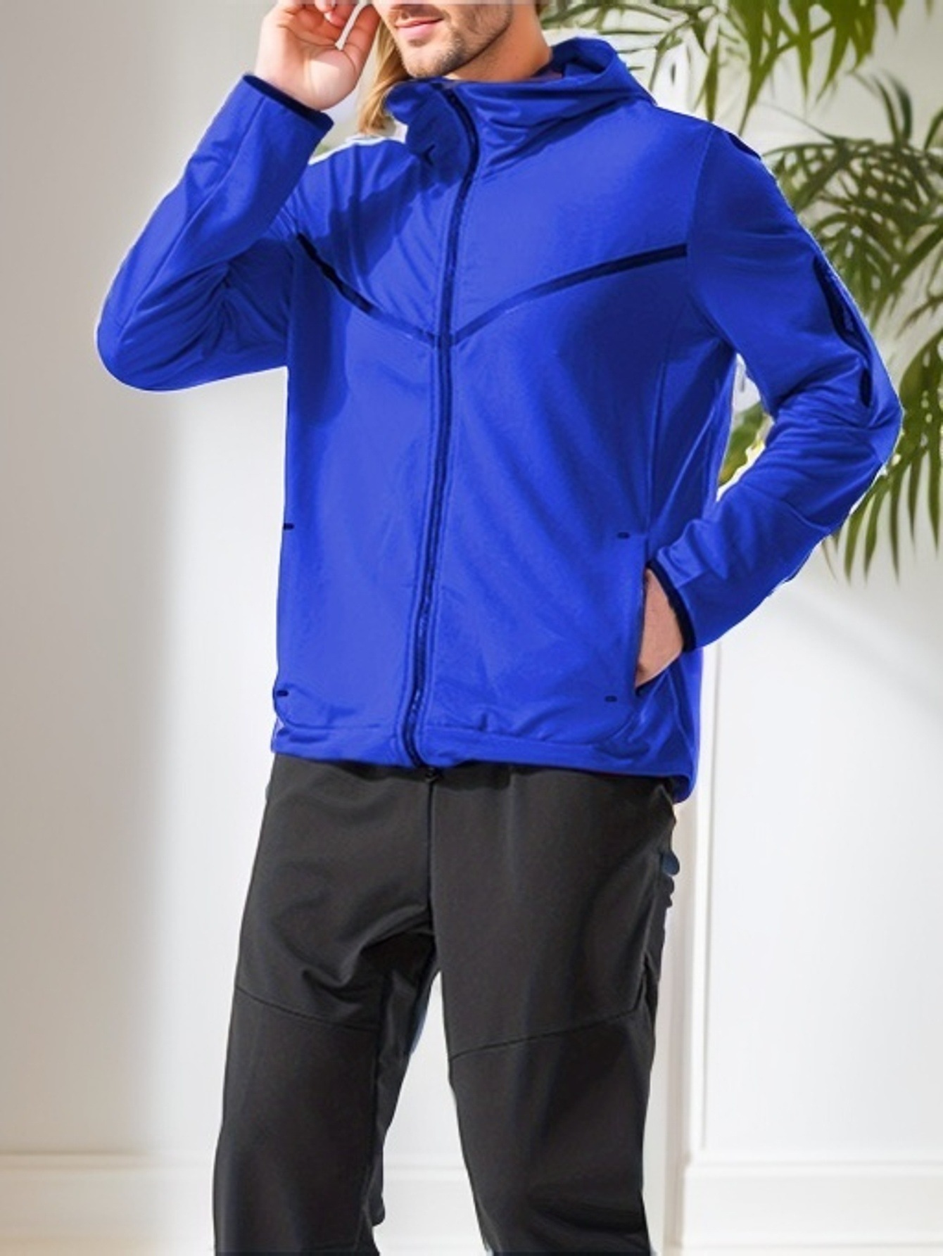 2023 chaqueta deportiva de los hombres moda casual marca sudadera chaqueta de la Rebeca de los hombres con capucha Otoño e Invierno Nuevo top