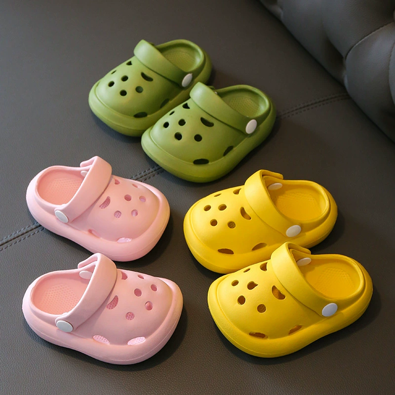 A новая горячая распродажа детская пещерная обувь EVA для мальчиков и девочек детские сандалии тапочки корейская версия дышащей садовой обуви