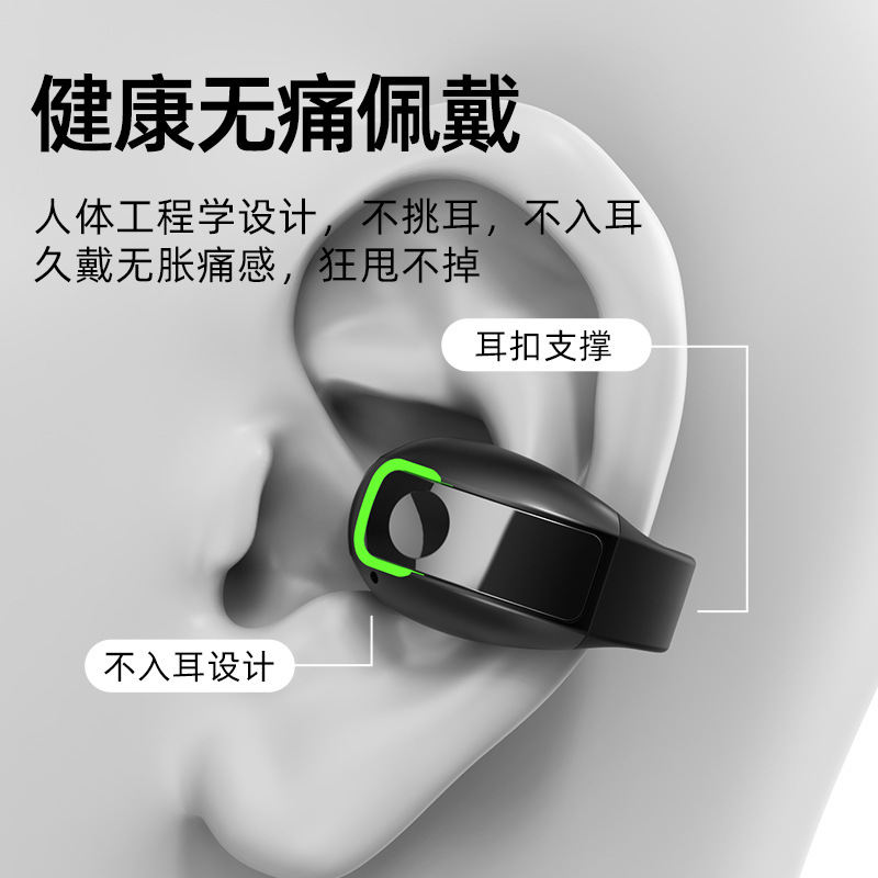 GD28 auricular Bluetooth de una sola oreja nuevo modelo privado caliente transfronterizo e-commerce inalámbrico clip de deportes auriculares Bluetooth del oído