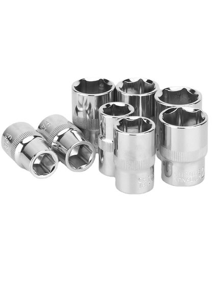 Green Forest 12.5mm Hexagon Short Socket/Sleeve Wrench 1/2 Socket Big Fly Ratchet Wrench Socket Hexagon Wrench