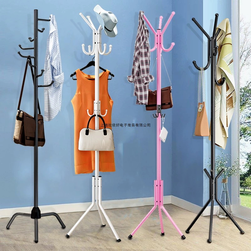 Вешалка для одежды напольная, простая современная угловая вешалка для одежды для спальни, многофункциональная экономичная креативная вешалка для одежды для гостиной