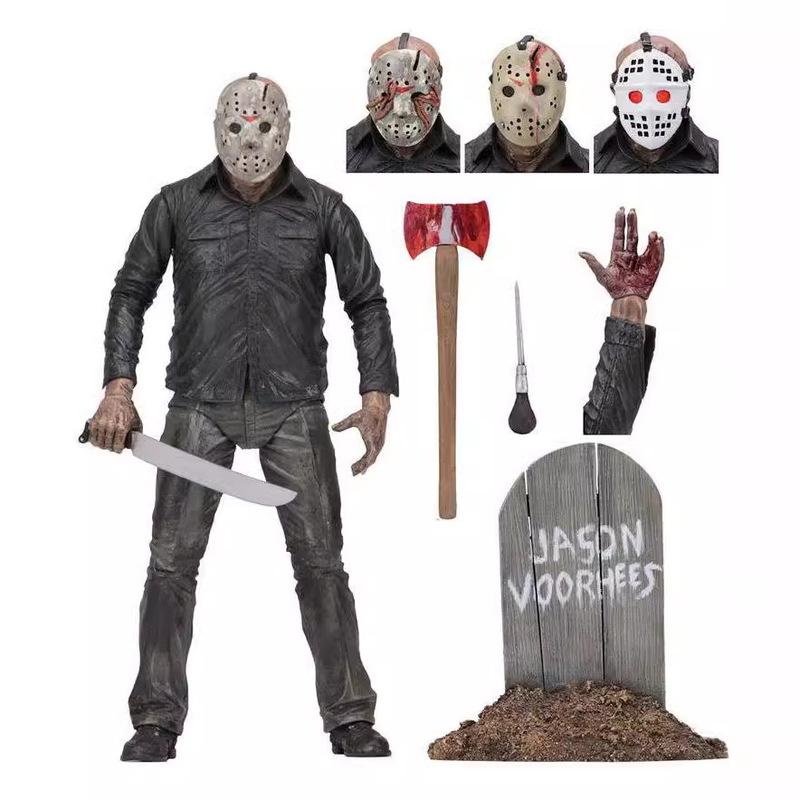 Neca Black Friday Friday the 13 Jason Deluxe Edition 1980 Edition Figure Model