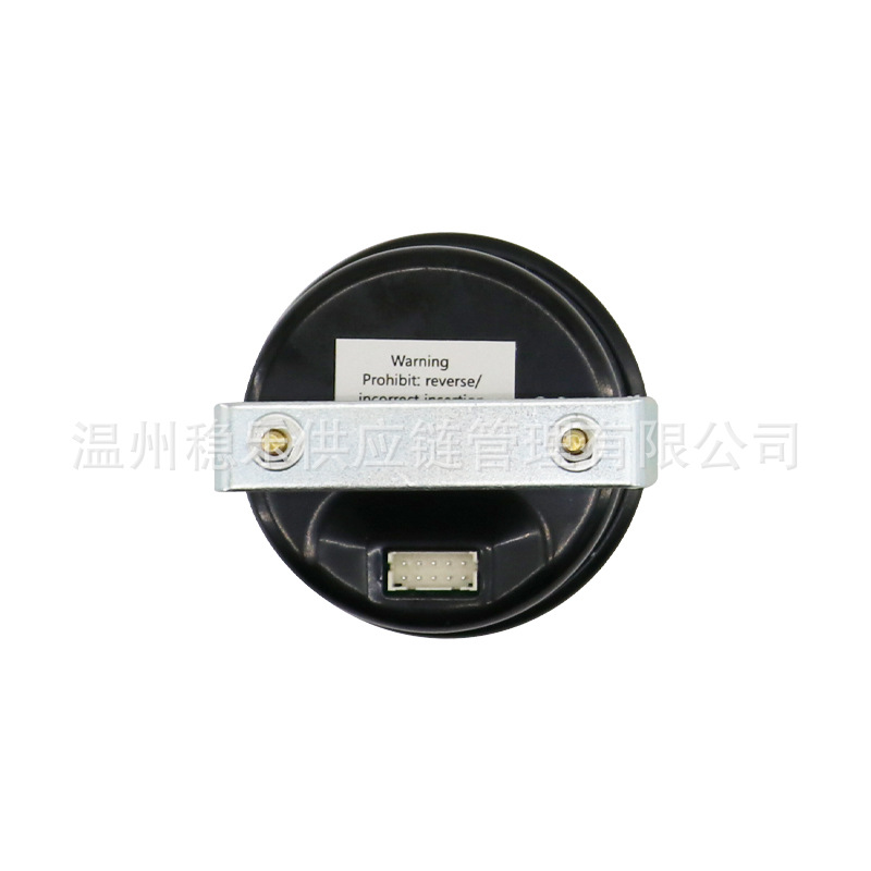 Npt1/8 Digital Display Triple Pressure Gauge, Three-Screen Pressure Gauge, Modified Led Car Instrument, 2m Wire Engineering Vehicle Instrument