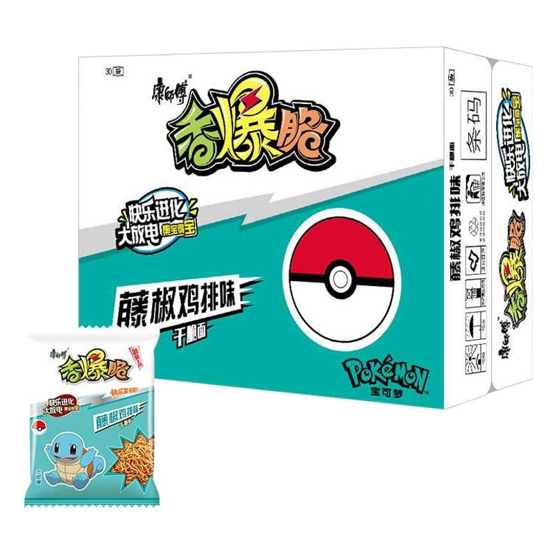 Сумки для хрустящей лапши Master Kang Лапша быстрого приготовления Сухая дробленая лапша Детские закуски Chanzui Хрустящая лапша