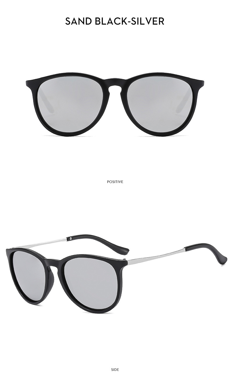 Cycling Eyewear Retro Round Metal Frame Sunglasses For Sun Protection_voghion.com