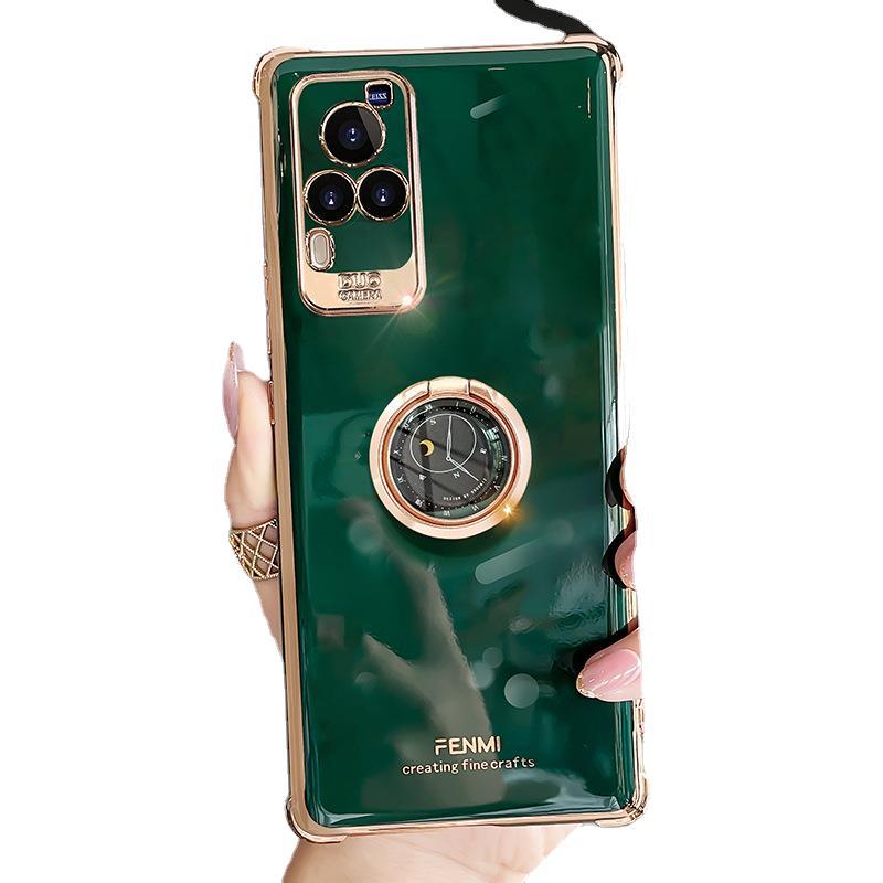 Coque téléphone en silicone pour vivo x60 pro plus avec support_voghion.com