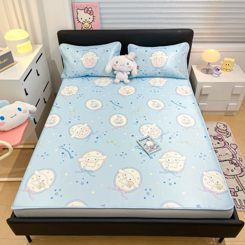 Sanrio, шелковистый мат, летний комплект, детский лист, набор из 3 шт.